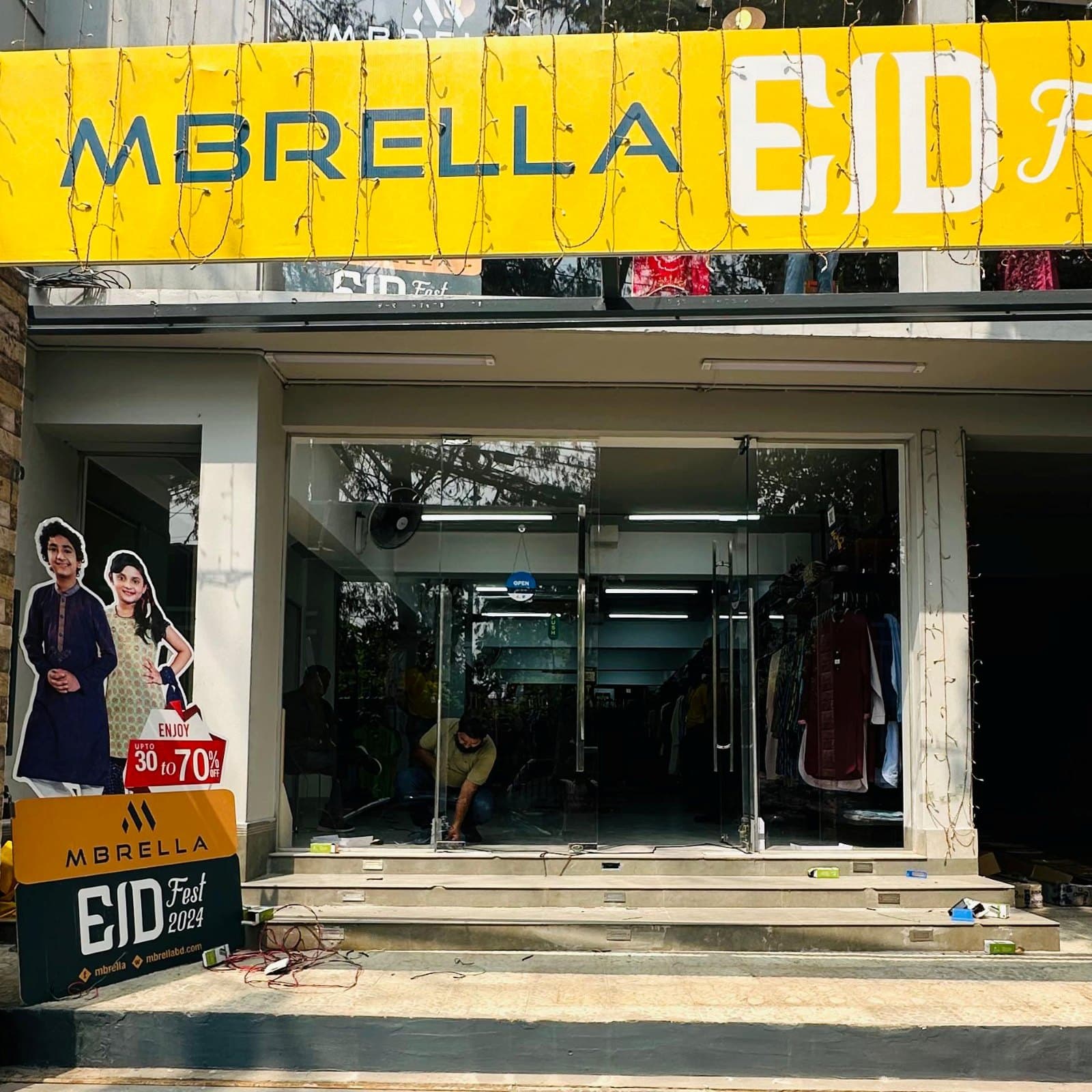 EAS gates at the Mbrella store in Uttara, Dhaka