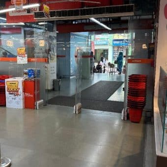 EAS gates installed by RATS BD at Unimart, Dhanmondi, Dhaka